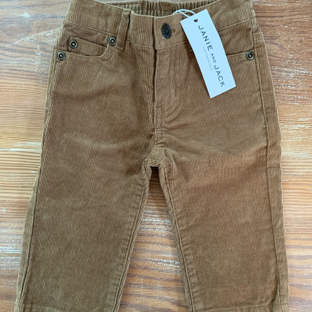 NWT Janie & Jack corduroy pants